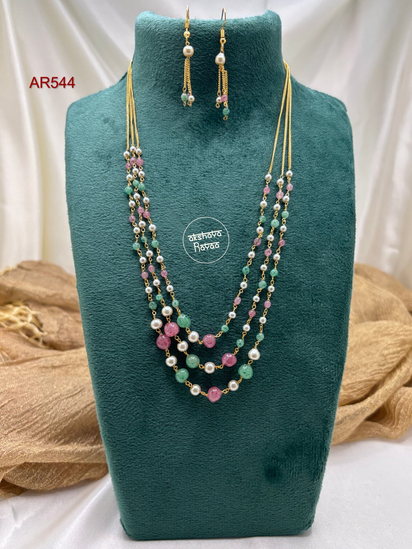 3 Layer chain and Earing