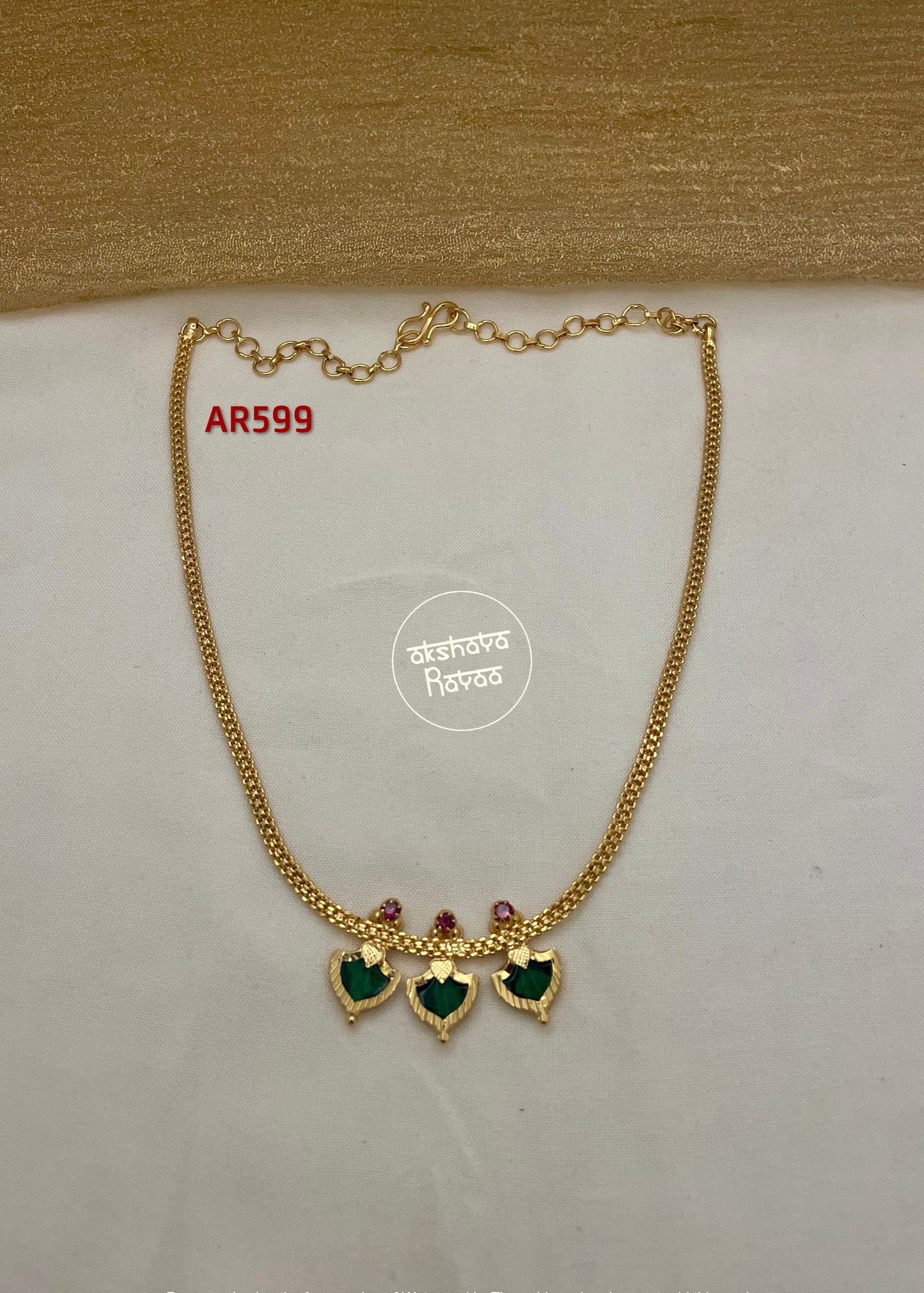 Micro Gold Plated Palakka Petal Chain
