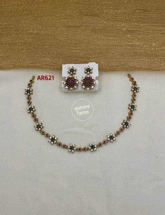 AD Flower Necklace