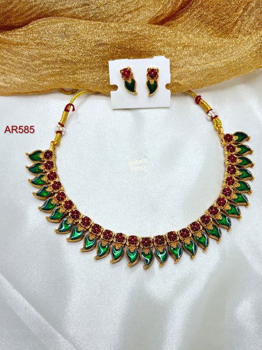 Palakka Necklace Double Sided