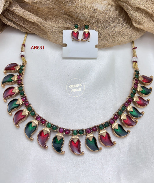 Multicolor Mango Necklace