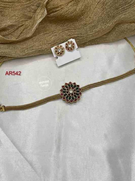 Multicolor Flower Chocker