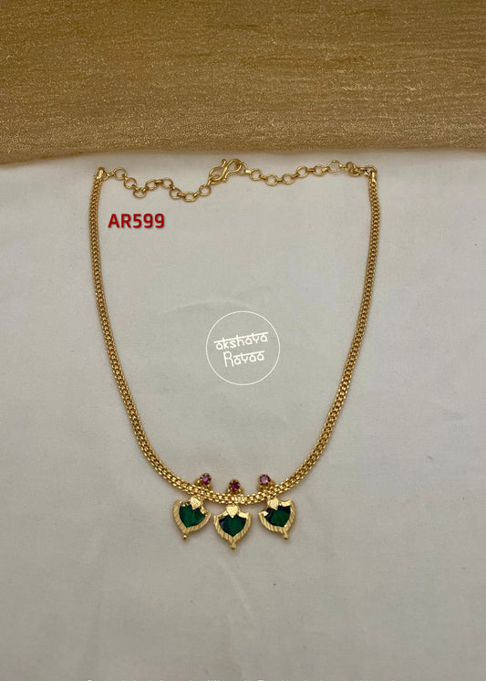 Micro Gold Plated Palakka Petal Chain