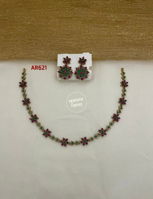AD Flower Necklace