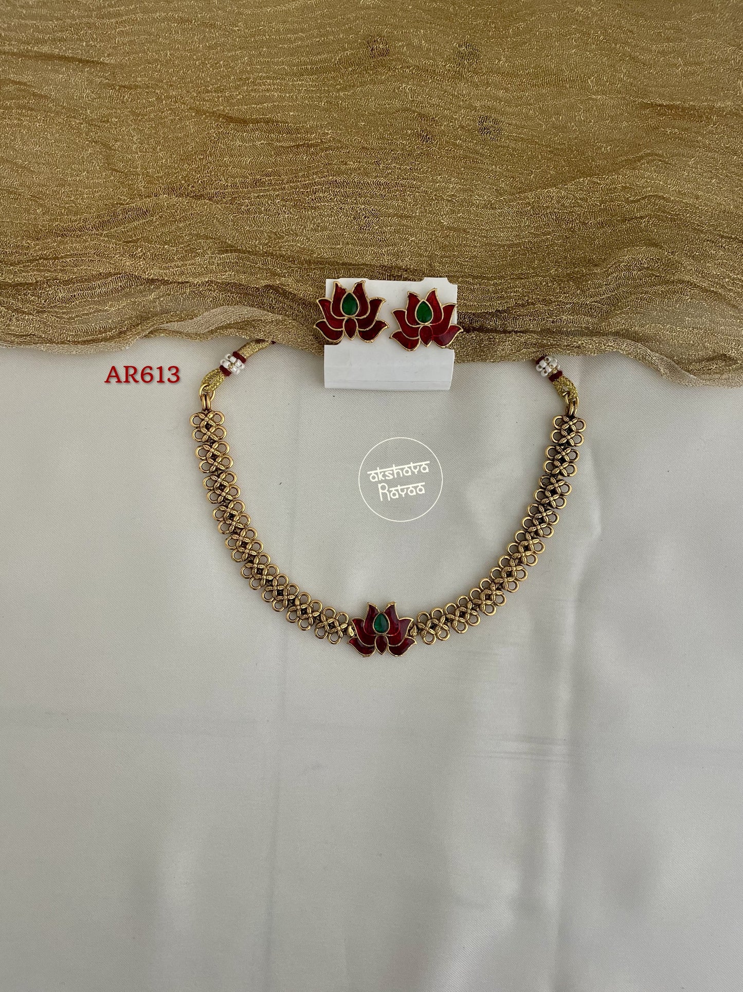 Kemp Lotus Necklace