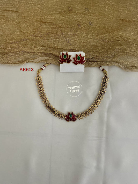 Kemp Lotus Necklace