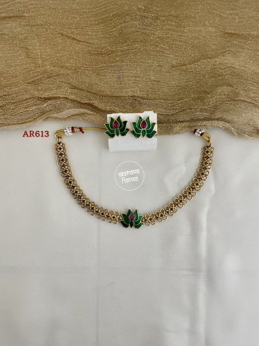 Kemp Lotus Necklace