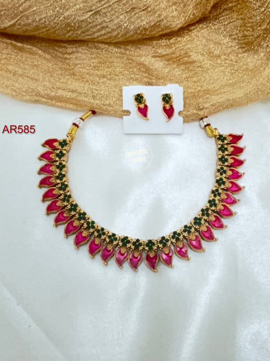 Palakka Necklace Double Sided
